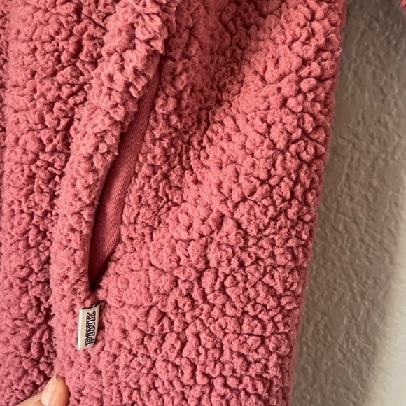 Pink Victoria’s Secret Sherpa 1/4 Zip Pink Pullover Sweater XS - Picture 3 of 6